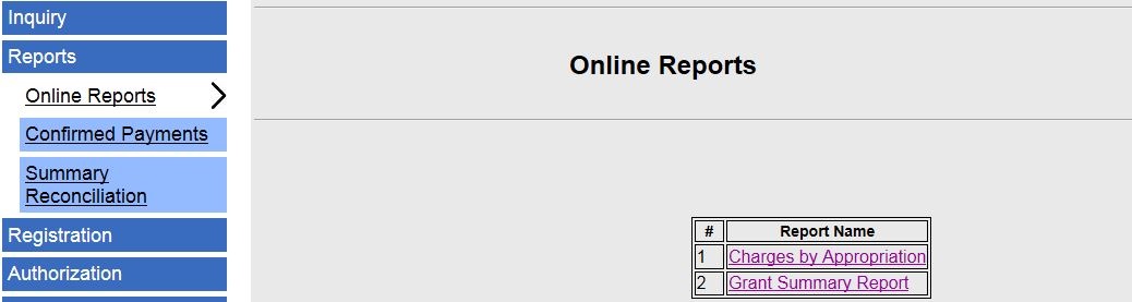 Screen shot of the APEX report screen for a DBT - Disbursement Transactions report, showing the parameter entry area.