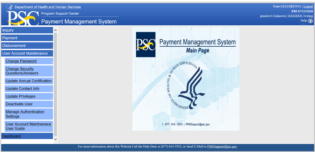 Pms User Guide Hhs Psc Fmp Payment Management System