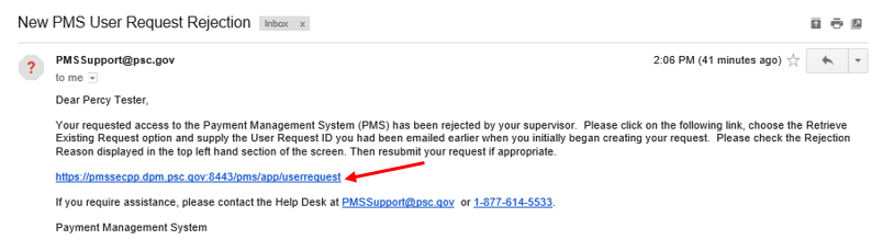 Access New User Request Hhs Psc Fmp Payment Management System