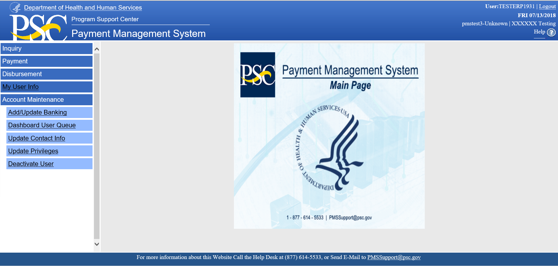 Pms User Guide Hhs Psc Fmp Payment Management System